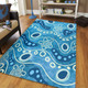 Australia Aboriginal Area Rug - River With Aboriginal Dot Art Inspired Area Rug