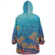 Australia Aboriginal Snug Hoodie - Underwater Aboriginal Art Inspired Snug Hoodie