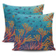 Australia Aboriginal Pillow Covers - Underwater Aboriginal Art Inspired Pillow Covers