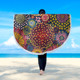 Australia Blooming Bright Flowers Beach Blanket - Blooming Bright Flowers Meadow Seamless Art Inspired Beach Blanket