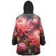 Australia Waratah Snug Hoodie - Waratah Oil Painting Abstract Ver1 Snug Hoodie