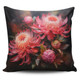 Australia Waratah Pillow Covers - Waratah Oil Painting Abstract Ver1 Pillow Covers