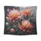 Australia Waratah Tapestry - Waratah Oil Painting Abstract Ver2 Tapestry