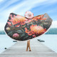 Australia Waratah Beach Blanket - Waratah Oil Painting Abstract Ver2 Beach Blanket