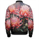 Australia Waratah Bomber Jacket - Waratah Oil Painting Abstract Ver3 Bomber Jacket