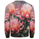 Australia Waratah Sweatshirt - Waratah Oil Painting Abstract Ver3 Sweatshirt