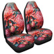 Australia Waratah Car Seat Covers - Waratah Oil Painting Abstract Ver4 Car Seat Covers