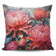 Australia Waratah Pillow Covers - Waratah Oil Painting Abstract Ver4 Pillow Covers