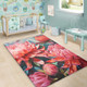 Australia Waratah Area Rug - Waratah Oil Painting Abstract Ver4 Area Rug