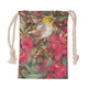 Australia Silvereye Drawstring Bag - Silvereye and Gum Blossom Drawstring Bag