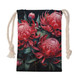 Australia Waratah Drawstring Bag - Waratah Flowers Fine Art Ver2 Drawstring Bag