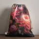 Australia Waratah Drawstring Bag - Waratah Oil Painting Abstract Ver1 Drawstring Bag