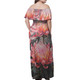 Australia Waratah Off Shoulder Long Dress - Waratah Oil Painting Abstract Ver3 Off Shoulder Long Dress