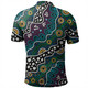 Australia Aboriginal Polo Shirt - Dot Painting Art Polo Shirt