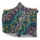 Australia Aboriginal Hooded Blanket - Dot Painting Art Hooded Blanket