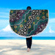 Australia Aboriginal Beach Blanket - Dot Painting Art Beach Blanket