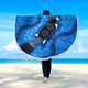 Australia Aboriginal Beach Blanket - Platypus Art Beach Blanket