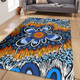 Australia Aboriginal Area Rug - Aboriginal Flowers Art Area Rug