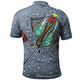 Australia Aboriginal Polo Shirt - Stingray Art In Aboriginal Dot Style Polo Shirt