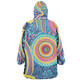 Australia Aboriginal Snug Hoodie - Dots Pattern And Vivid Pastel Colours Snug Hoodie