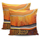 Australia Aboriginal Pillow Covers - Abstract Theme Of Australian Indigenous Aboriginal Art Pillow Covers