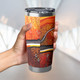 Australia Aboriginal Tumbler - Abstract Theme Of Australian Indigenous Aboriginal Art Tumbler