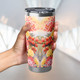 Australia Waratah Tumbler - Yellow Orange Waratah Flowers Art Tumbler