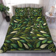 Australia Aboriginal Bedding Set - Green Bush Leaves Seamless Bedding Set