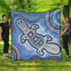 Australia Aboriginal Quilt - Platypus Aboriginal Dot Painting
 Quilt
