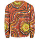 Australia Aboriginal Sweatshirt - Dot Art In Aboriginal Style Sweatshirt