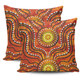 Australia Aboriginal Pillow Covers - Dot Art In Aboriginal Style Pillow Covers