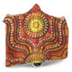 Australia Aboriginal Hooded Blanket - Dot Art In Aboriginal Style Hooded Blanket