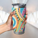 Australia Aboriginal Tumbler - Australian Indigenous Aboriginal Art Vivid Pastel Colours Ver 1 Tumbler