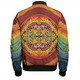 Australia Aboriginal Bomber Jacket - Australian Indigenous Aboriginal Art And Dot Painting Techniques Bomber Jacket