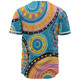 Australia Aboriginal Baseball Shirt - Dots Art And Colorful Pattern Baseball Shirt
