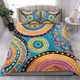 Australia Aboriginal Bedding Set - Dots Art And Colorful Pattern Bedding Set