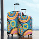 Australia Aboriginal Luggage Cover - Dots Art And Colorful Pattern Luggage Cover