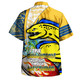 Parramatta Eels Grand Final Hawaiian Shirt - A True Champion Will Fight Through Anything With Polynesian Patterns