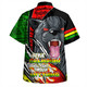 Penrith Panthers Grand Final Hawaiian Shirt - A True Champion Will Fight Through Anything With Polynesian Patterns