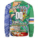 Canberra Raiders Grand Final Sweatshirt - A True Champion Will Fight Through Anything With Polynesian Patterns