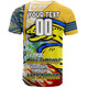 Parramatta Eels Grand Final T-Shirt - A True Champion Will Fight Through Anything With Polynesian Patterns