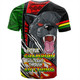 Penrith Panthers Grand Final T-Shirt - A True Champion Will Fight Through Anything With Polynesian Patterns