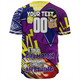 Melbourne Storm Grand Final Baseball Shirt - A True Champion Will Fight Through Anything With Polynesian Patterns