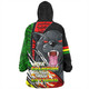 Penrith Panthers Grand Final Snug Hoodie - A True Champion Will Fight Through Anything With Polynesian Patterns