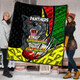 Penrith Panthers Premium Quilt - A True Champion Will Fight Through Anything With Polynesian Patterns