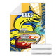 Parramatta Eels Premium Blanket - A True Champion Will Fight Through Anything With Polynesian Patterns