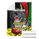 Penrith Panthers Premium Blanket - A True Champion Will Fight Through Anything With Polynesian Patterns