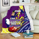 Melbourne Storm Premium Blanket - A True Champion Will Fight Through Anything With Polynesian Patterns