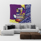 Melbourne Storm Tapestry - A True Champion Will Fight Through Anything With Polynesian Patterns
