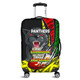 Penrith Panthers Luggage Cover - A True Champion Will Fight Through Anything With Polynesian Patterns